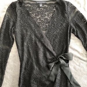 Banana Republic Stretch Lace Top, XS